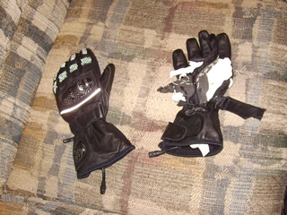 gloves side by side