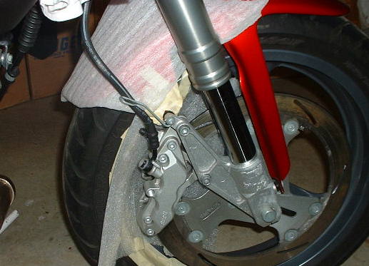 caliper with foam