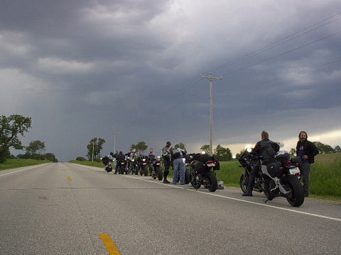 Bad weather bikers, in the most literal sense!