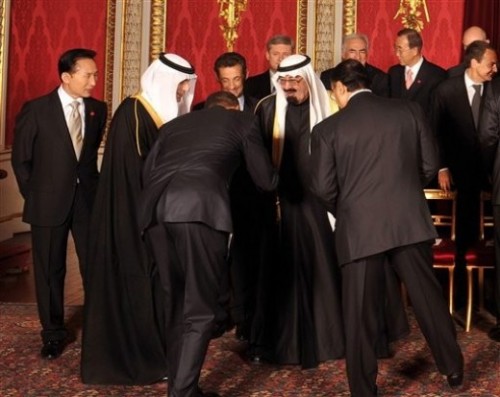 Obama Bows to Arabs