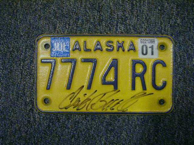 retired alaska plate